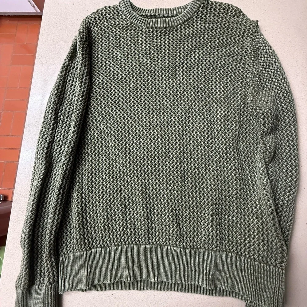 Stussy Olive Crewneck Sweater